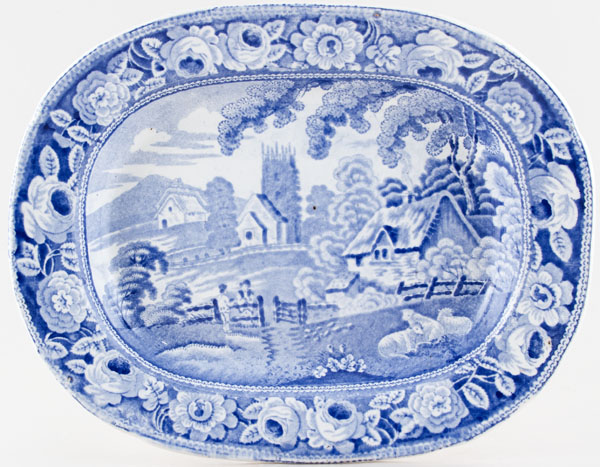 Meat Dish or Platter small c1830
